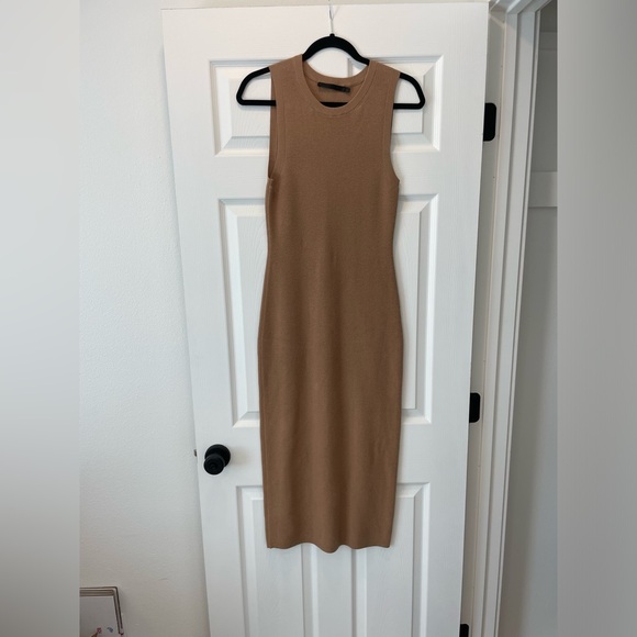 Jenni Kayne Sleeveless Sweater Dress - Camel - Small - Picture 5 of 9